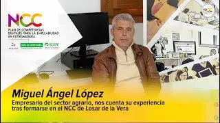 M.Ángel López, empresario durante 36 años, cuenta su experiencia en el NCC de Losar de la Vera.