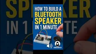 How to Build a Bluetooth Speaker with ESP32 &ndash; In 1 Minute! #esp32 #diy #bluetooth  #diyelectronics
