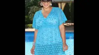 Always For Me Plus Size Swimsuit Cover up Maui tunic