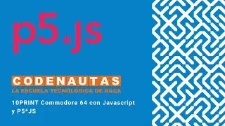 10PRINT Commodore 64 con Javascript y p5*js