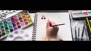 Such a fun watercolor paint idea! The vibrant colors are perfect 🤩 💙🩷&hearts;️❤️💛🧡💚