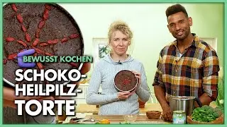 Schoko-Heilpilz-Torte mit Shiitake-Pilzen