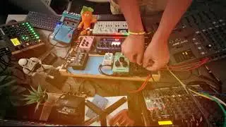 Elektron Digitakt OP-1 live performance Tape loop, Fostex Multitracker XR-5