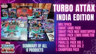 Turbo Attax 2023 Topps India: сводка по всем пакетам Bonanza, Smartpack, parallel pack, Champions.
