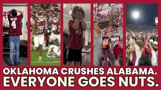 Oklahoma Crushes Alabama.  Everyone Goes Nuts. (Epic Alabama Sadness Set to Epic Music)
