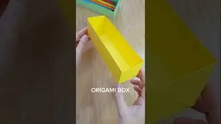 EASY long storage box A4 📥 | pecil box #diycrafts #easyorigami