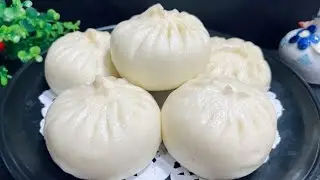 蒸包子冷水蒸还是开水蒸，包子店老板悄悄的教我诀窍，又白又松软