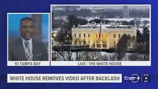 White House removes Trump's post depicting racist footage of the Obamas