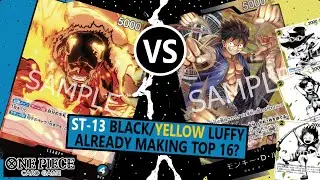 One Piece TCG: ST-13 Black Yellow Luffy VS Sakazuki, Top 16 of a Major Tournament? (East, OP06.5)