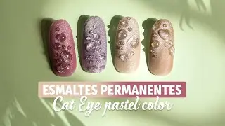 Esmaltes permanentes Cat Eye PASTEL COLOR | Manicura24