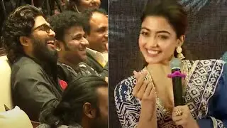 Actress Rashmika Mandanna Cute Speech @ Pushpa Kerala Press Meet | Mana Stars