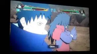 Los 4 Uchihas ojo ilucionario vs los 2 Madaras-Naruto Ninja Storm revolution Modo Muy Dificil Ps3