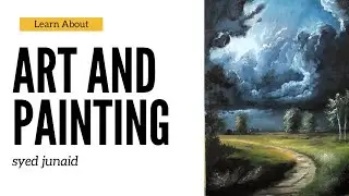 How to Paint a Stormy Landscape | Easy Step-by-Step Painting Tutorial for Beginners full vedio