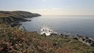 The South West Coast Path, hike with overnight wild camp St Austell to Polperro 