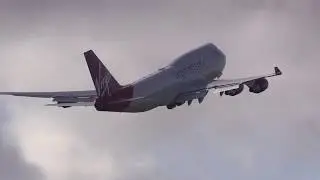Virgin Atlantic 747 Departure 'Jersey Girl' To Orlando (MCO) From Manchester Airport 1/ 3/ 2020