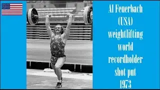 Al Feuerbach (USA) weightlifting (world recordholder shot put 1973)