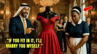 “IF YOU FIT IN THAT DRESS, I’LL MARRY YOU!” Arab Millionaire Laughed at Black Maid, But Months Later
