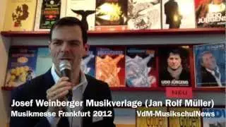 Josef Weinberger Musikverlage - VdM-MusikschulNews Musikmesse 2012