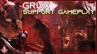 Grux Support w/ Aura Items Makes Strong Teamfights | Predecessor Gameplay