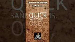 Quicksand Explained #civilengineering #soilmechanics #quicksand