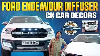 Ford Endeavour Diffuser Modification || CK Car Decors & Accessories || Best Decors in Hyderabad ||
