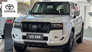 TOYOTA Land Cruiser LC250 Prado ( 2025 ) - Luxury Powerful Seven-seat 4WD SUV | Platinum White pale
