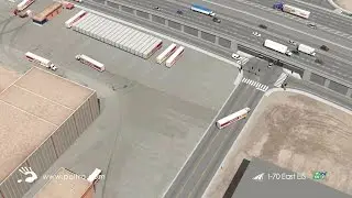 3D Flyover Animation of Interchange Underpass by POITRA Visual (Dahlia St under I-70)