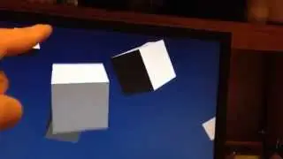 Touchable Holography - CAVE and Leap Motion