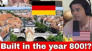 American Reacts German Half-timbered Houses and Narrow Alleyways