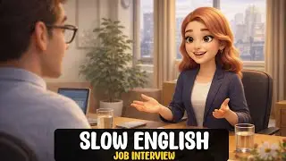 Job Interview | Real-Life English Conversation | Slow English | Easy English