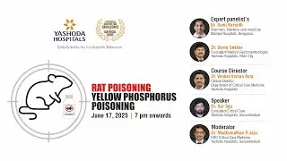 Rat Poisoning | Yellow Phosphorus Poisoning | Critical Care Webinar