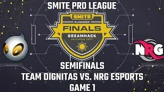 SMITE Pro League Summer Finals 2017: Semifinals - Team Dignitas vs. NRG Esports (Game 1)