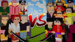 Red Hair Pirates vs All Pirate Crew in One Piece