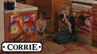 Coronation Street - Max And Lily Paint The Kitchen