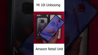 Mi 10i 5G Unboxing Amazon retail unit | Mi 10i unboxing india blue #Shorts #mi10i #shorts
