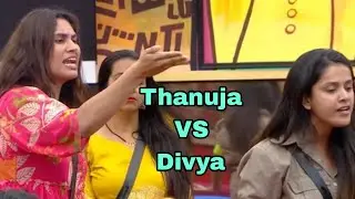 Thanuja Vs Divya 🔥 | Who Is Correct..?