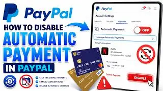 How to disable Automatic Payment in PayPal / How to cancel PayPal Subscription or Recurring