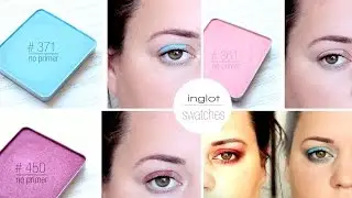 Inglot eyeshadows & swatches