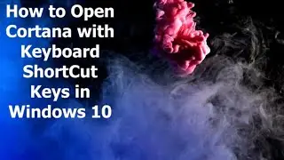How to open\Use Cortana in Windows 10 | Use Voice Command for Task Keyboard Shortcut keys Windows 10