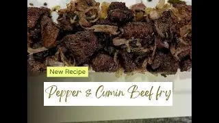 Srilankan delicious cumin and pepper beef fry
