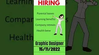 Hiring graphic designer skilled in graphic design | graphic design jobs | remote jobs
