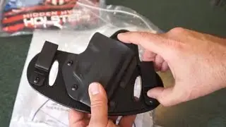 Hidden Hybrid Holsters Two Clip Ruger EC9S, LC9, LC9S OWB/IWB holster.
