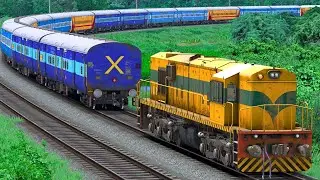WDS6AD SHUNT ICF BLUE EXPRESS TRAIN COACH | BUMPY RAILROAD | Train Simulator | Railwork | NTG GAMING