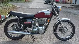 1975 TRIUMPH TRIDENT T150V FOR SALE. WALK ROUND AND START UP