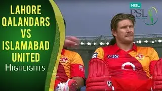 PSL 2017 Match 4: Lahore Qalandars v Islamabad United Highlights