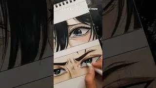 The Eyes.. pt.2  #art #shorts #aot #eren #mikasa #viral #drawing