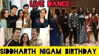 SIDDHARTH NIGAM Dancing with freinds and celebrating his birthday🎂