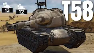 War Thunder Mobile | T58 | One Tap Machine 