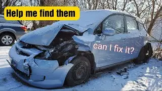 HIT AND RUN! Someone destroyed a 2008 Honda Fit at my dealership last night.