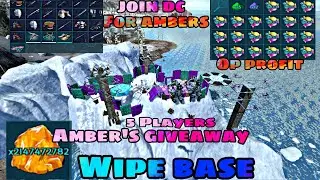 [ ARK MOBILE ] PVP WIPE ICE BASE AMBER'S GIVEAWAY 5 PLAYERS
